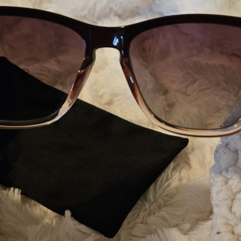 Stylish Black And Brown Sunglasses - Picture 4 of 4